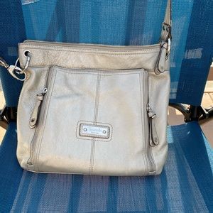 Silver tignanello purse
